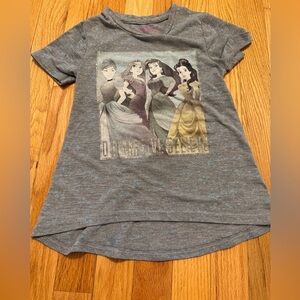 Gray Disney Princess girls 4/5 shirt